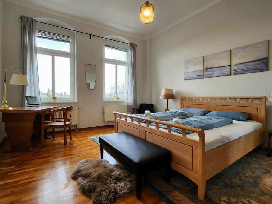4 Raum Wohnung Mit Balkon Auf 120Sqm In Top Lage ドレスデン エクステリア 写真